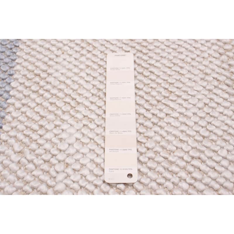 ECARPETGALLERY Braid weave Sienna Cream Wool Rug - 3'0 x 5'0