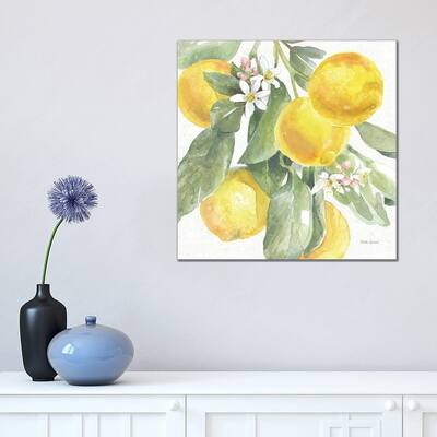 iCanvas "Citrus Charm Lemons II" by Beth Grove Canvas Print