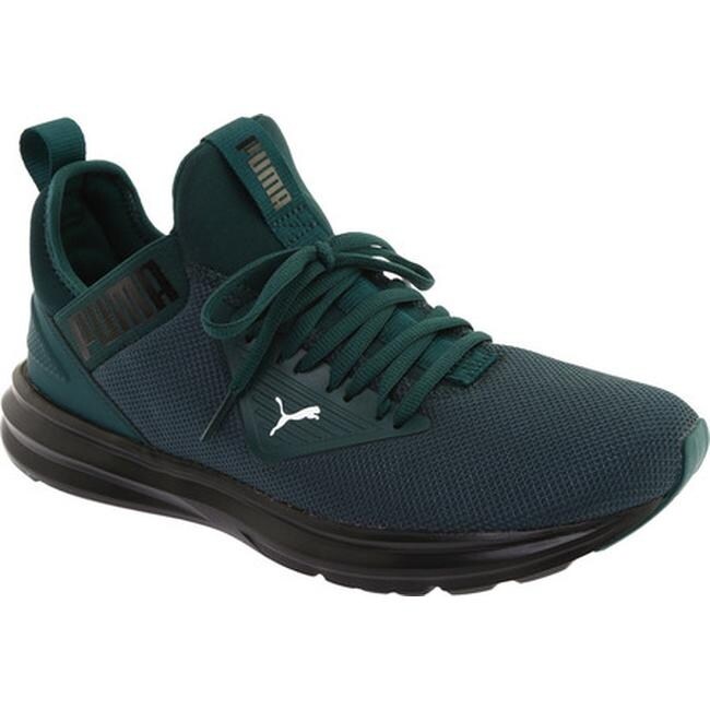 Shop Puma Men S Enzo Beta Sneaker Ponderosa Pine Puma Black Overstock 27699781
