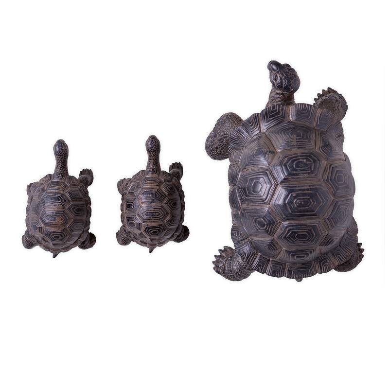 Tortoise Family Resin Garden Accents