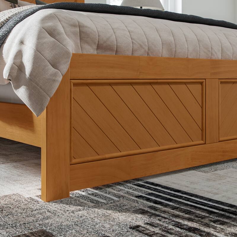 Canyon Foundation Bed Frame with Matching Footboard