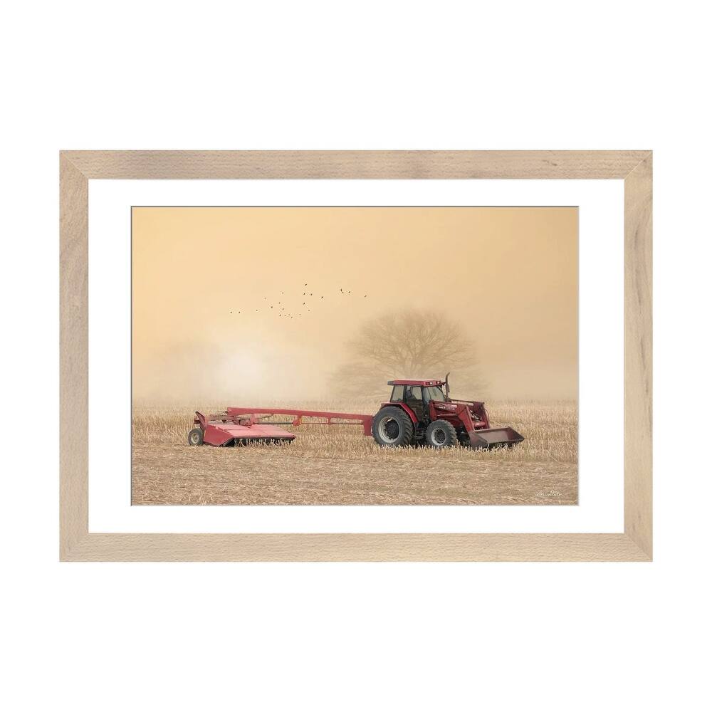 iCanvas "Foggy Morning In The Field" by Lori Deiter