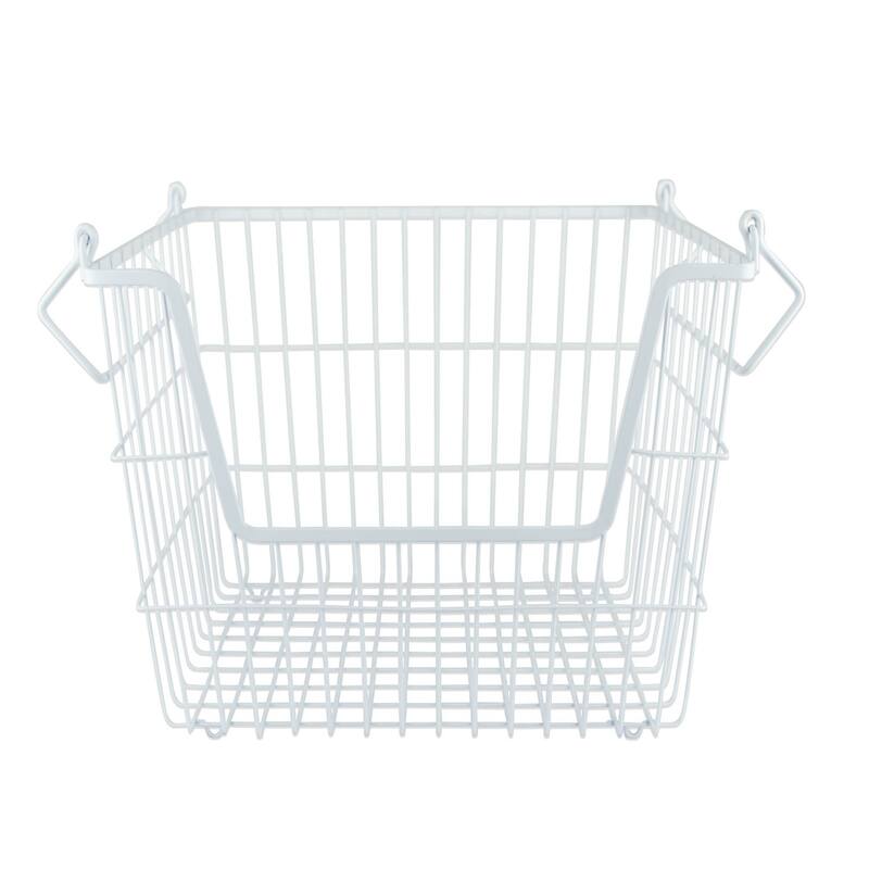 DII Metal Basket - Large - White