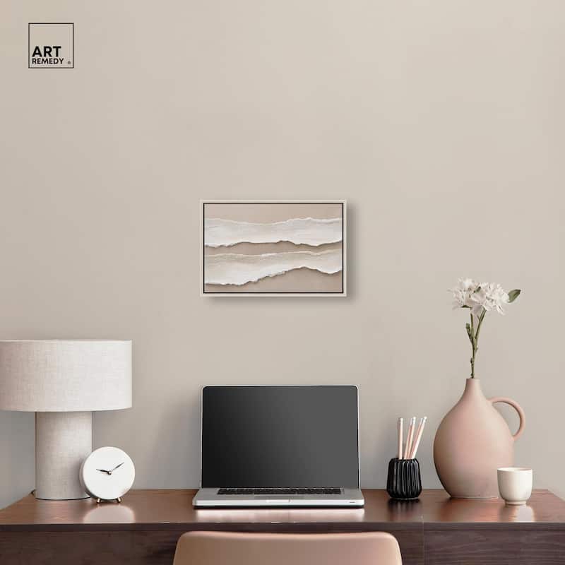Textured Sea III Canvas by Art Remedy