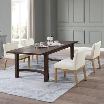 Vintage 20.5"W Upholstered Dining Chairs with Wood Frame