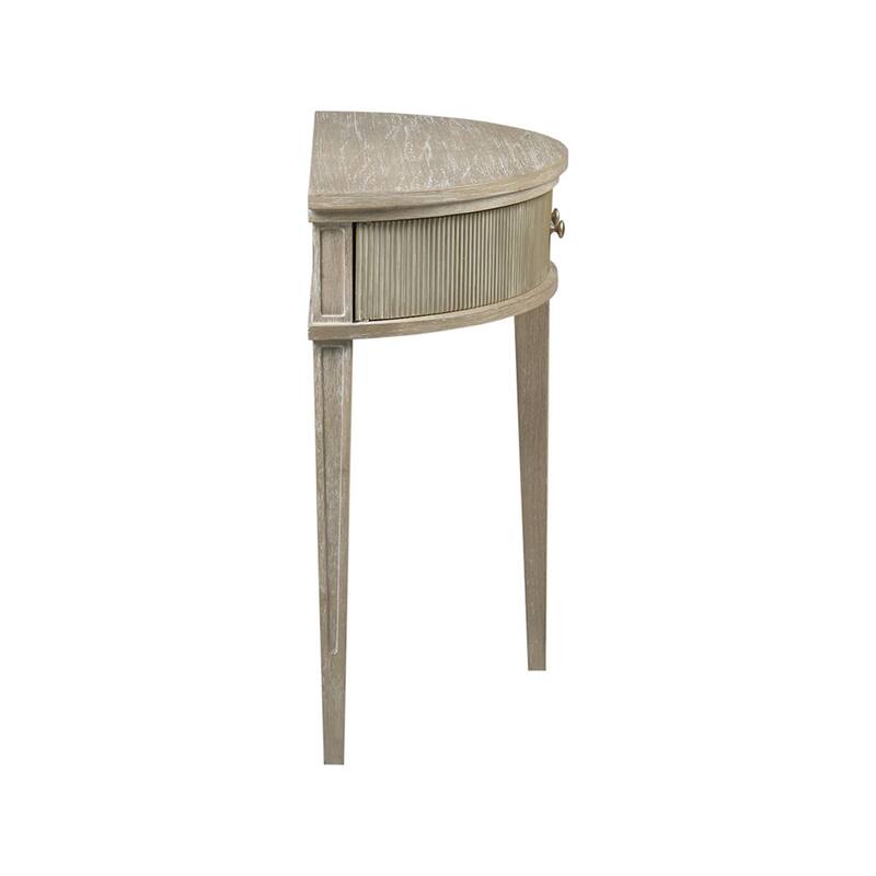 Reclaimed Wheat Storage Console Table