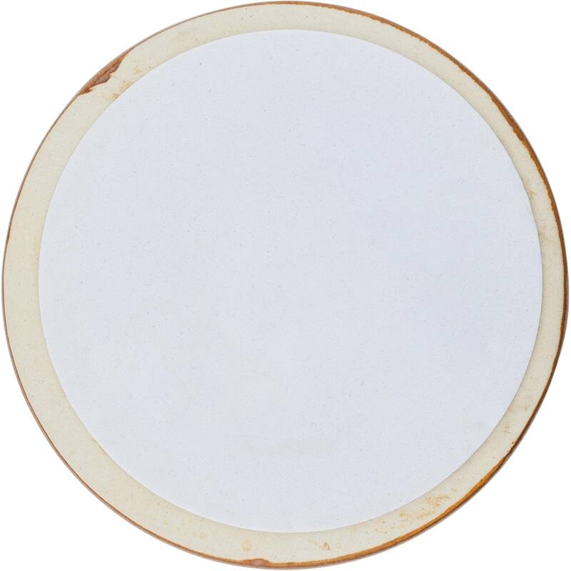 Tan Set of Two Elise Short Ceramic Candlesticks Rustic Home Decor