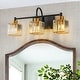 preview thumbnail 1 of 22, 3/4/5-Light Modern Industrial Dimmable Crystal Bathroom Vanity Light 20.9 in. W