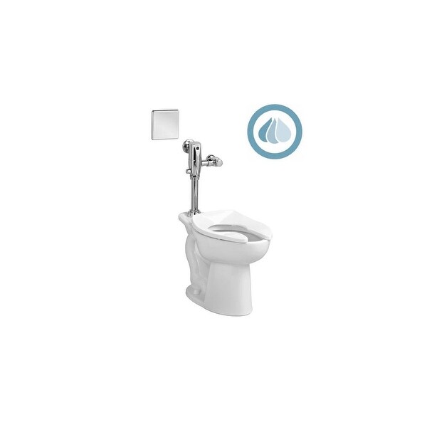 American Standard 3043.001 1.6GPF Everclean Vitreous China Toilet from the Madera Collection - White