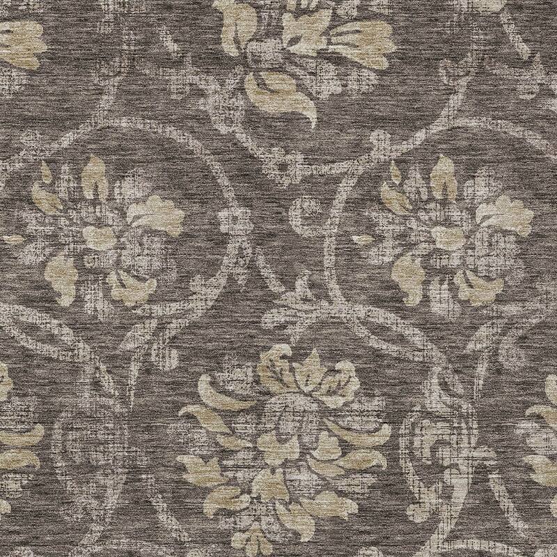 HomeRoots Floral Traditional Rectangle Outdoor Rug