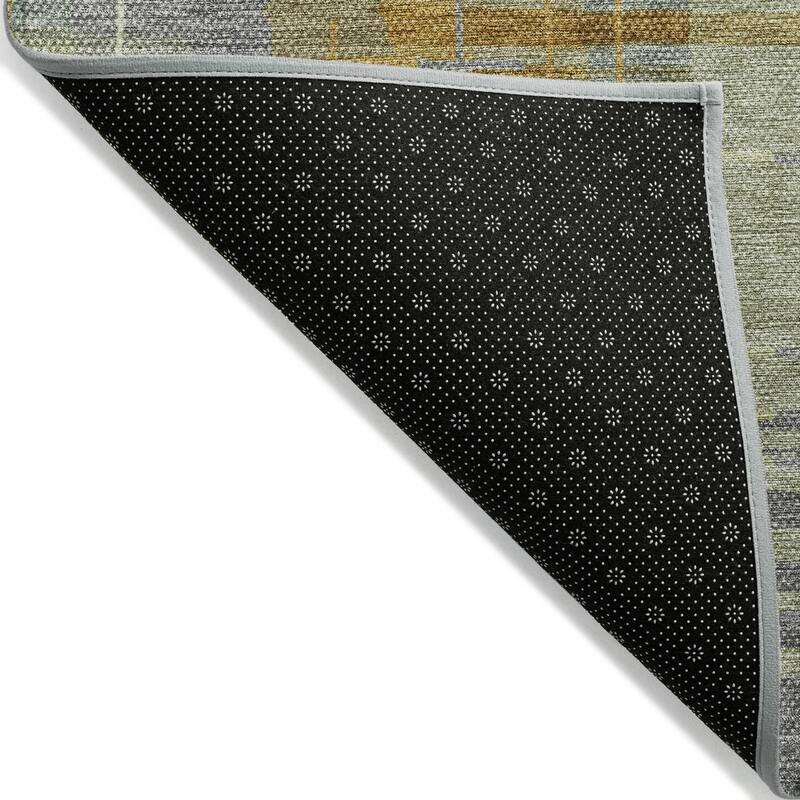 Machine Washable Indoor/ Outdoor Contemporary Aaron Chantille Rug