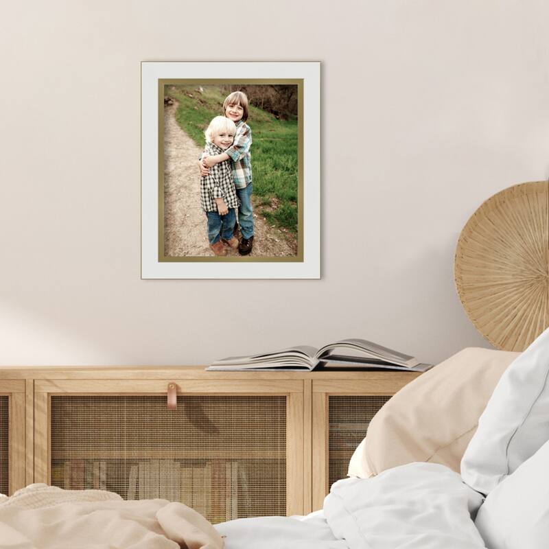 Eva Black Silver Narrow Framed Picture Frame, Photo Frame