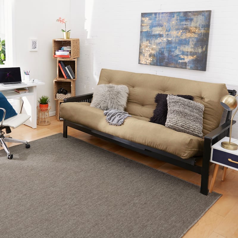 TruPedic Queen Size 8-inch Dual Gel Memory Foam Futon Mattress (Mattress Only)