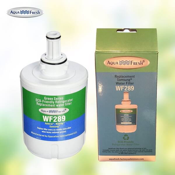Shop Replacement Water Filter For Samsung Rfg297aawp Refrigerator Water Filter By Aqua Fresh 3 Pack Green Free Shipping On Orders Over 45 Overstock 21361055