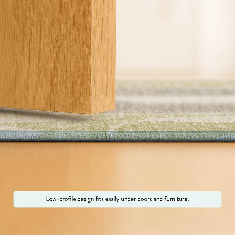 Machine Washable Indoor/ Outdoor Modern Crestone Chantille Rug