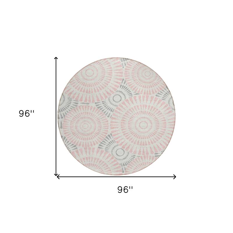 HomeRoots Geometric Transitional Rectangle Outdoor Rug