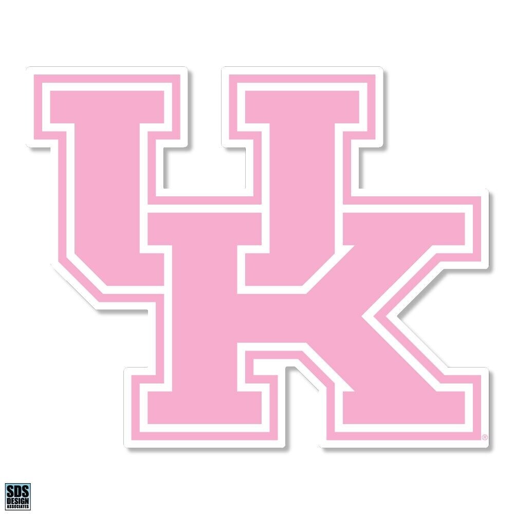 Shop University Of Kentucky Pink Interlock Dizzler Decal 2 Overstock 25613327