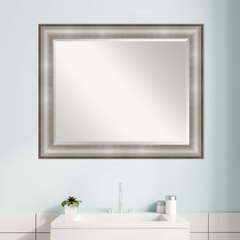 Beveled Bathroom Wall Mirror - Imperial Frame