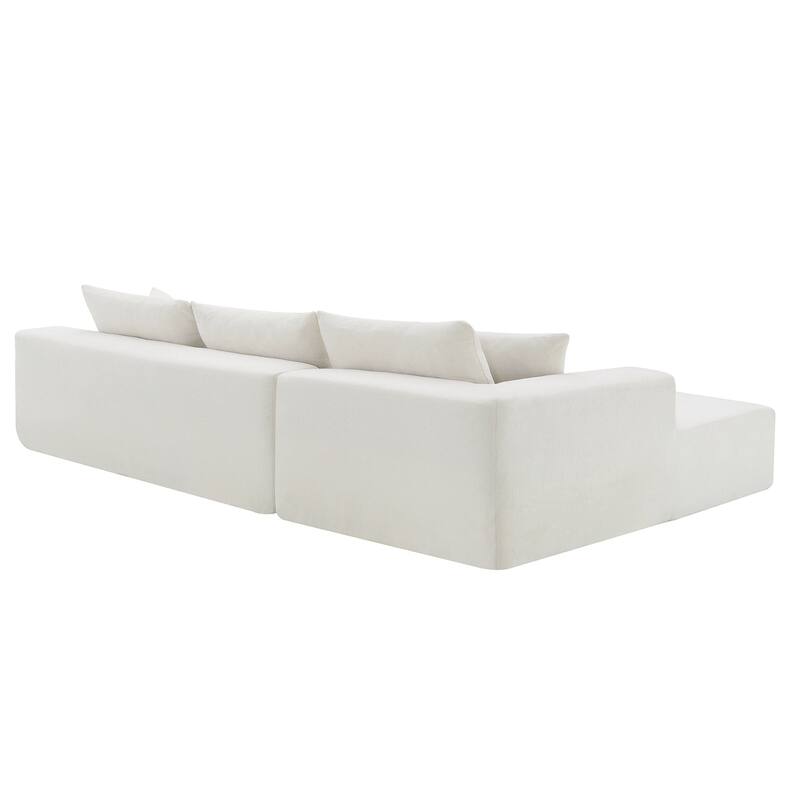 Modular Sectional Living Room Sofa Set Modern Minimalist Style