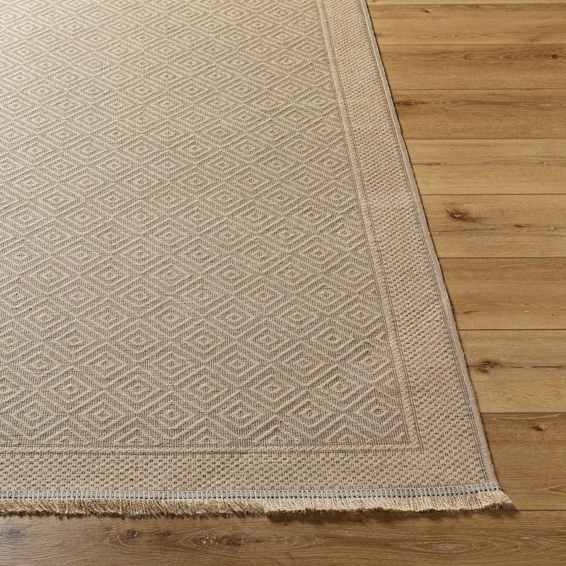 Livabliss Country Mystery Diamond Washable Area Rug