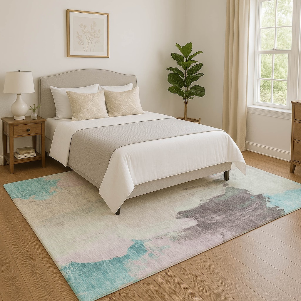 Premium Washable Super Soft Abstract Modern Mayfield Rug