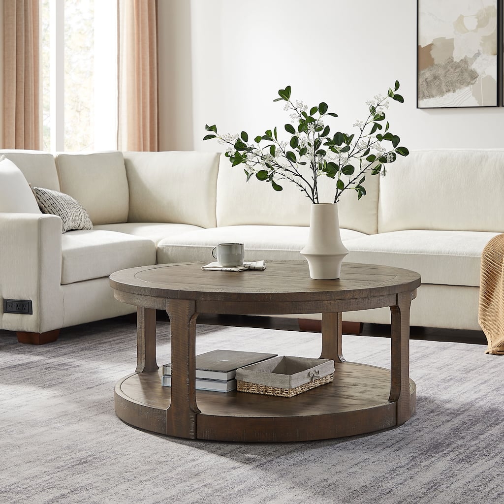 Dark Brown Center Table Tea & Coffee Table Side Table