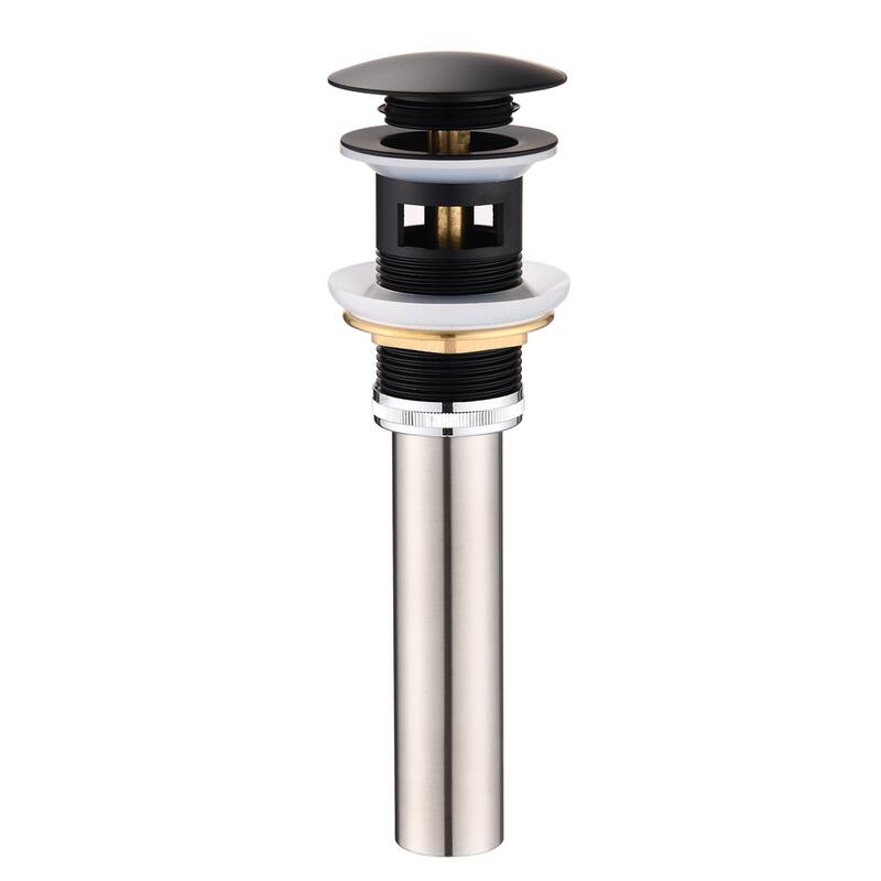 DORNBERG B007A Pop Up Bathroom Sink Drain with Overflow