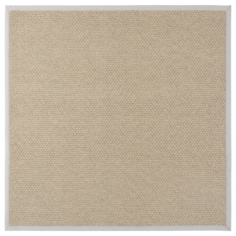 SAFAVIEH Napa Faux Sisal Meret Washable Indoor/Outdoor Rug - Weather Resistant & Easy Cleaning - Natural/Ivory - 6' Square
