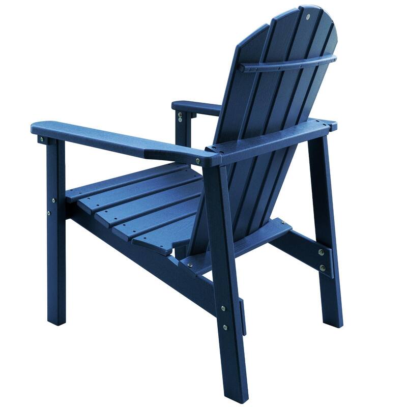 All Weather HDPE Stackable Adirondack Chair,Space-Saving Outdoor Patio Chair