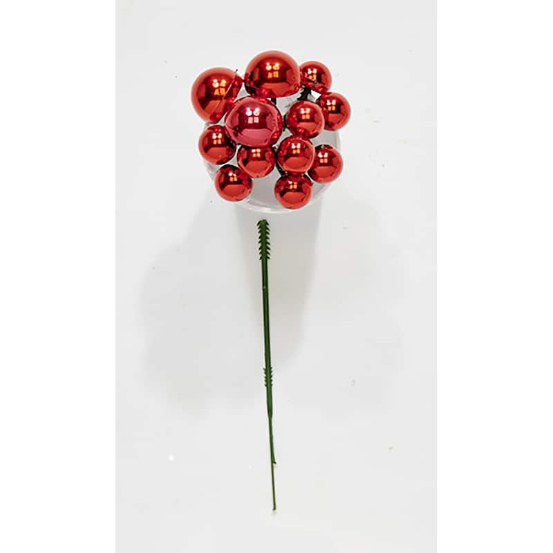 Mixed Ball x 12 Pick, Red, Set of 12 - 7"