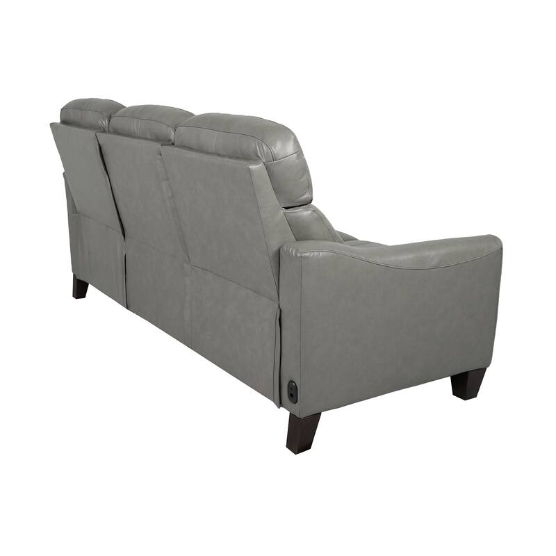 Milos 83" Zero Gravity Leather Power Reclining Sofa with USB Ports
