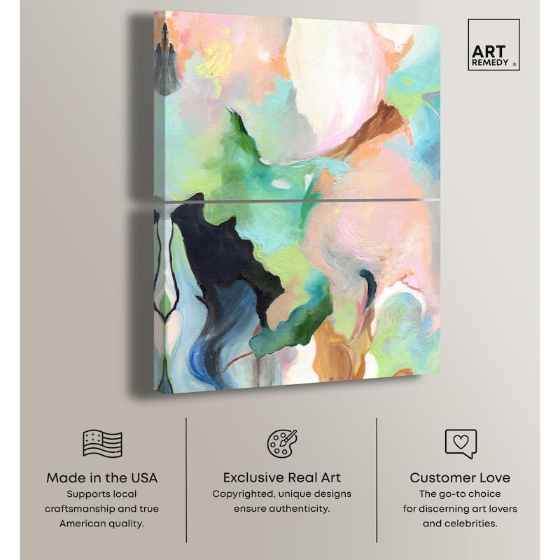 The Dreamer part II Canvas Set of 2 by Art Remedy, Gallery Wrapped