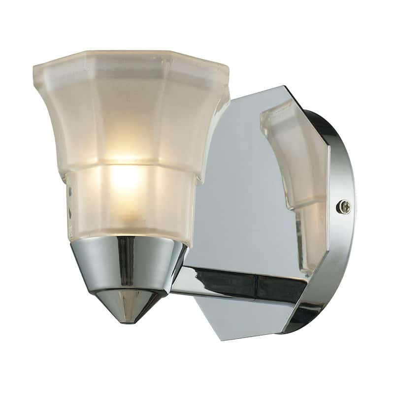 Deco 31-inch High 4-Light Vanity Light in Polished Chrome - 5