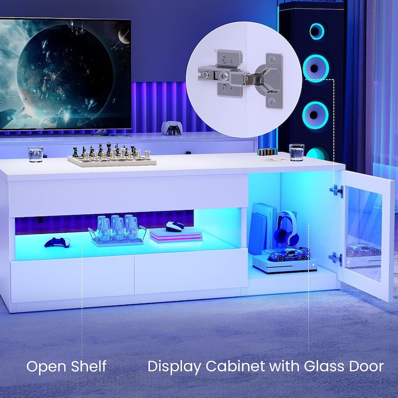 Lift Top Coffee Table 2 Drawers Glass Storage Cabinet Coffee Tables Living Room