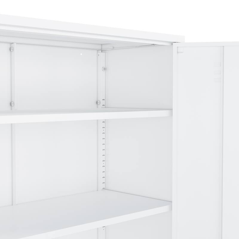 Manhattan Comfort Naomi 2-Piece Metal Storage Cabinets