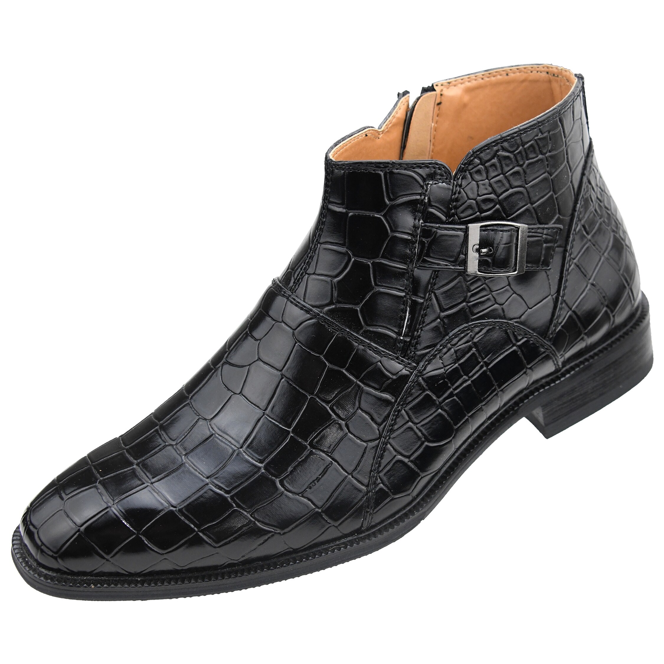 mens crocodile ankle boots
