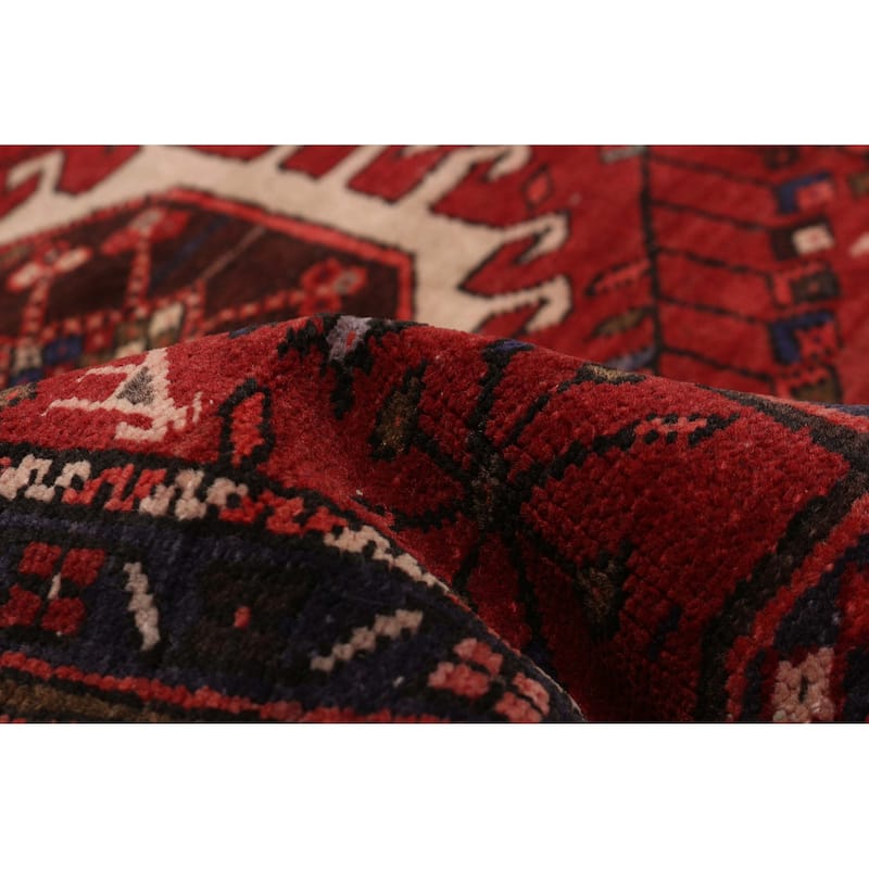 ECARPETGALLERY Hand-knotted Sarabi Red Wool Rug - 3'1 x 10'10