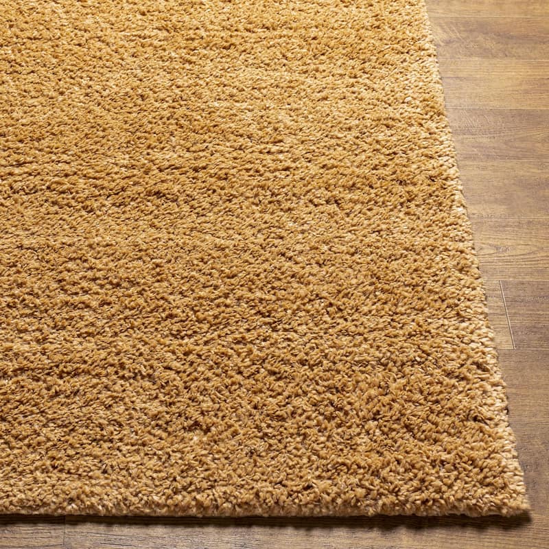 Livabliss Deluxe Shag Minimalist Medallion Area Rug