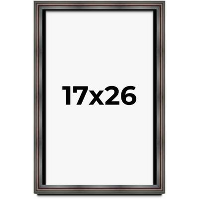 17x26 Shadow Box Frame Brown Cherry | 2.625 Inches Deep Pine Wood