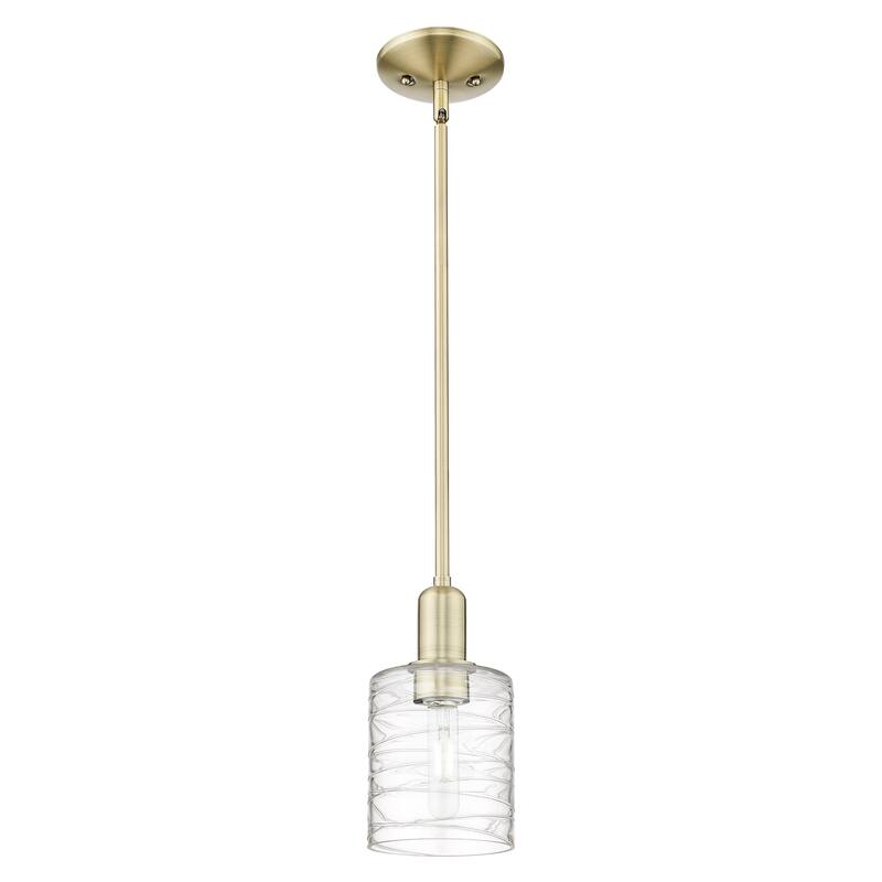 Innovations Lighting Endless Possibilities Arcadia - Cobbleskill - 1 Light 5" Stem Hung Mini Pendant