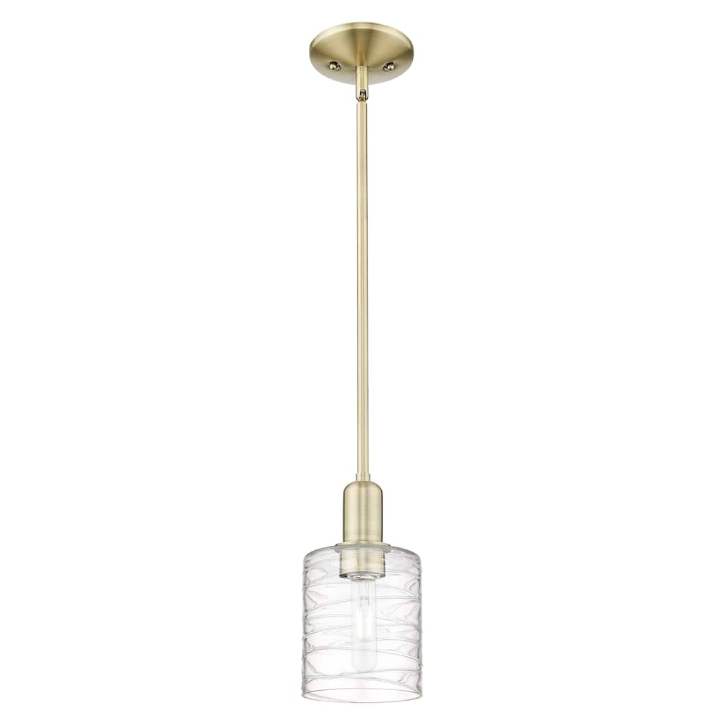 Innovations Lighting Endless Possibilities Arcadia - Cobbleskill - 1 Light 5" Stem Hung Mini Pendant