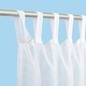 preview thumbnail 3 of 5, No. 918 Amina Open Weave Indoor/Outdoor Sheer Tab Top Curtain Panel, Single Panel