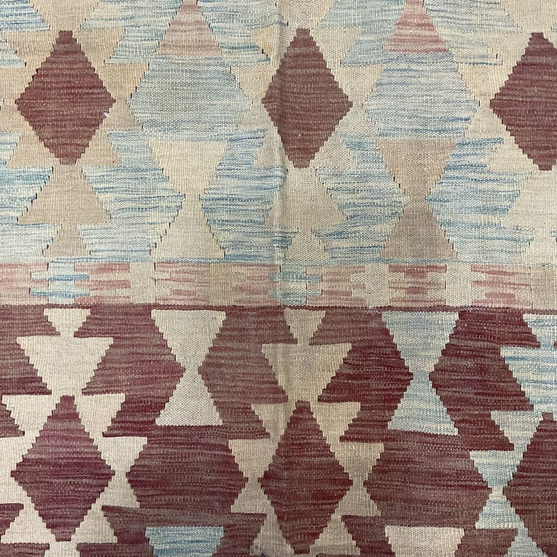 HERAT ORIENTAL Hand-woven Mimana Wool Kilim Rug - 4' x 6'1"