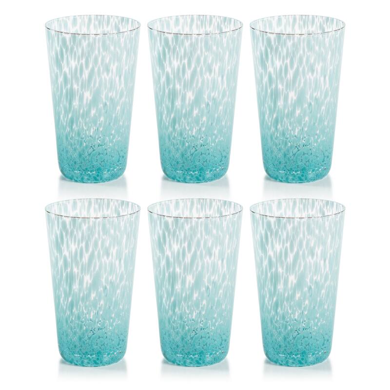 Willa Speckled Highball Glasses, Set of 6