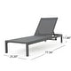 preview thumbnail 7 of 52, Cape Coral Outdoor Aluminum Chaise Lounge (Set of 2) by Christopher Knight Home - 77.56" D x 25.20" W x 11.80" H