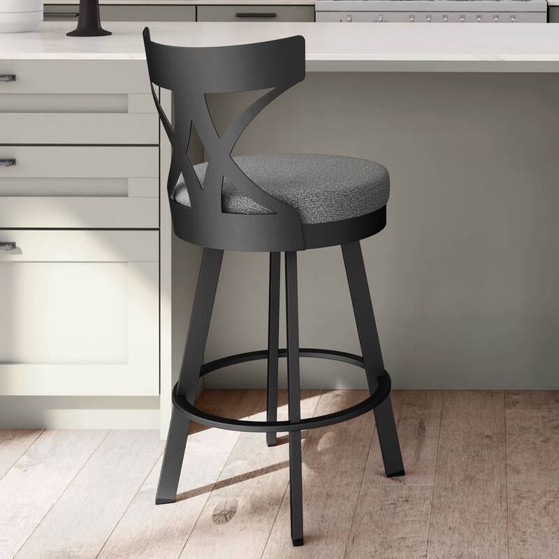 Amisco Washington Swivel Bar Stool