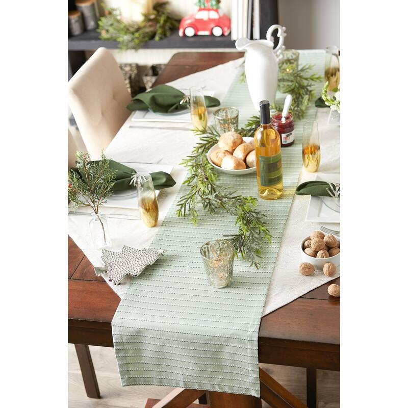 Sprig Dobby Stripe Table Runner
