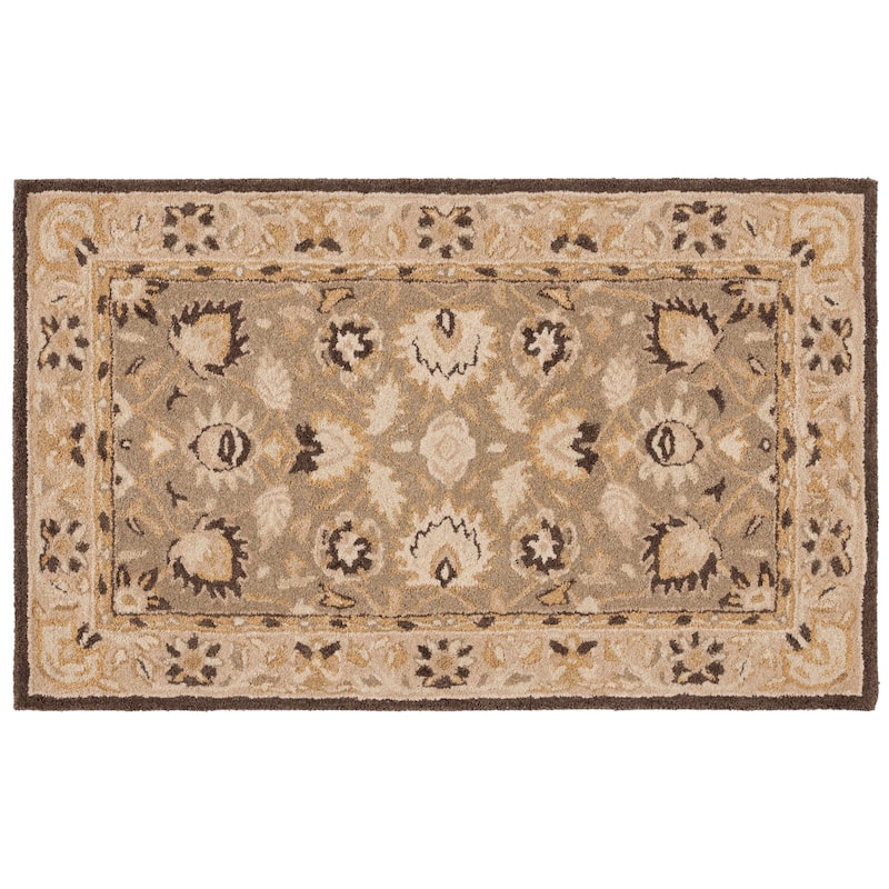 SAFAVIEH Handmade Anatolia Renelle Traditional Oriental Hand-spun Wool Rug