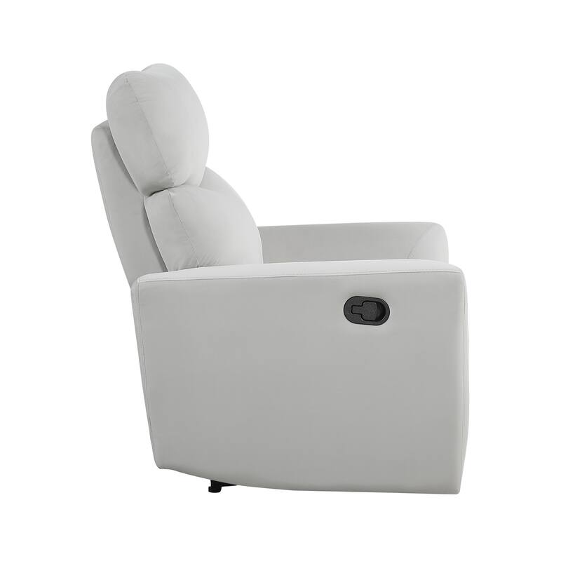 Lantham Velvet Manual Reclining Chair
