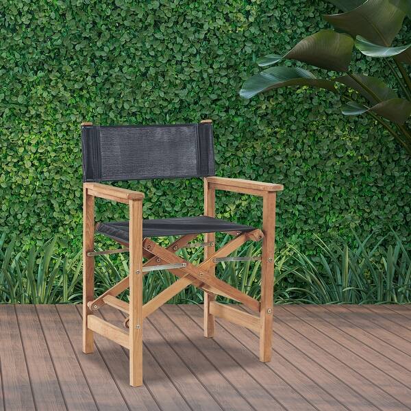 Shop Director Teak Folding Outdoor Chair Overstock 28720500